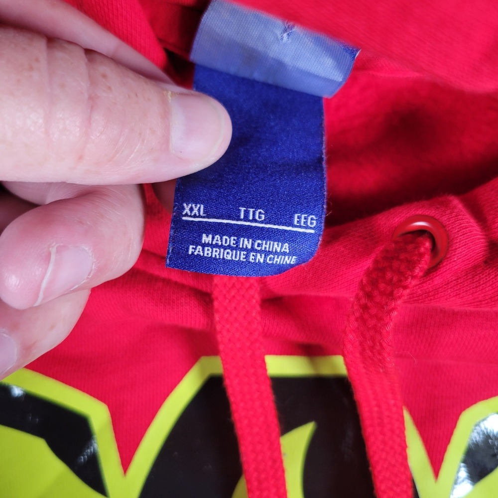 Nike Atlanta Hawks Hoodie Mens XXL Red Pullover NBA Basketball Fleece 881111-657 - Picture 3 of 11